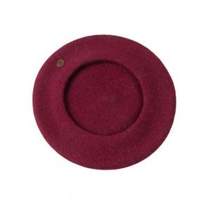 Boina de Lana para Niños, Otoño Invierno, Nueva Moda, Diseño Simple con Etiqueta Metálica Cosida, Cálida y Moderna - Product Image 5