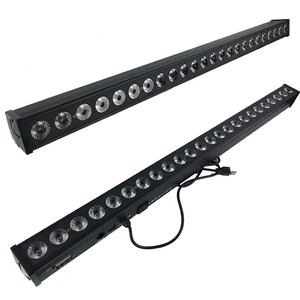 Luces LED Láser RGBW de 24x3W para Interiores con Control DMX512, Clasificación IP65 - Barra de Iluminación de Pared, Estroboscópica e Iluminación de Escenario - Product Image 1