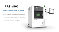Impresora 3D de Metal PRS-M100, Impresora 3D de Metal Real en Venta, Certificación CE, Modelo de Escritorio, Impresora 3D Láser de Metal