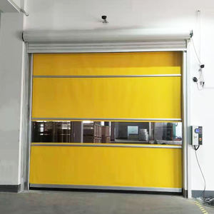 Porte roulante industrielle en Pvc, à roulettes, grande vitesse, application industrielle, <span class=keywords><strong>prix</strong></span> d'usine - Product Image 3