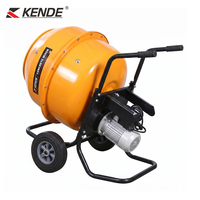 Mixer Beton Elektrik Kende Mini Tilting Drum dengan Motor & Pompa Kapasitas 130L Biaya Perawatan Rendah untuk Konstruksi