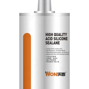 High Viscosity Rtv GP Acetic Adhesive Silicone Sealant Resin Sealant For Bonding Of Variety Of Glass Work