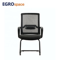 Chaise de bureau EGROspace pour visiteurs, de conférence, de formation ou de réunion, avec pieds en métal, pour mobilier commercial et de direction
