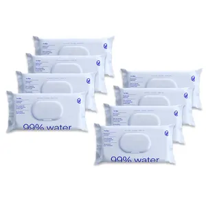 High Quality Wholesale 99% Water Alcohol Free Newborn Baby Wipes Organic Nature Ultra Soft Surface Cleaning Wipes