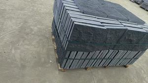 بلاط حجر طبيعي أسود مصقول G684 لرصف الفناء والممرات، بلاط جرانيت أسود - Product Image 5