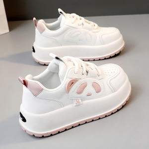 Nouvelles chaussures de sport pour femmes 2026, semelle épaisse, respirantes, tige en PU, fermeture à lacets, antidérapantes, printemps été automne - Product Image 5