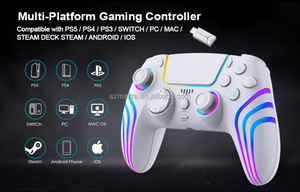 Gamepad de vibración inalámbrico para PS5/PS4/PS3/Switch Games Wireless 2,4 GHz Dual 3D Hall RGB Lighting HD Output <span class=keywords><strong>Game</strong></span> <span class=keywords><strong>Controller</strong></span> - Product Image 4