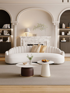 Nuevo Sofá de Recepción Casual Beige de Lujo a Precio Accesible, Ideal para Salones de Belleza, Apartamentos Pequeños y Tiendas de Ropa - Product Image 1