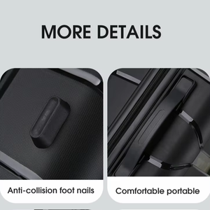 <span class=keywords><strong>Valise</strong></span> légère à roulettes en PP avec roue tournante silencieuse pour étudiants embarquant petite <span class=keywords><strong>valise</strong></span> d'embarquement pour hommes et femmes - Product Image 2