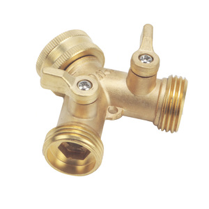 Rắn Brass xử lý vườn <span class=keywords><strong>Hose</strong></span> <span class=keywords><strong>Y</strong></span> van kết nối 2-cách nước Splitter <span class=keywords><strong>Adapter</strong></span> với kim loại xâ<span class=keywords><strong>y</strong></span> dựng - Product Image 5