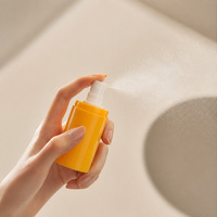 Flacon pulvérisateur en plastique coloré PET 18 mm, 30 ml, vide, à brume fine, pour cosmétiques, soins capillaires, portable, rechargeable, personnalisable