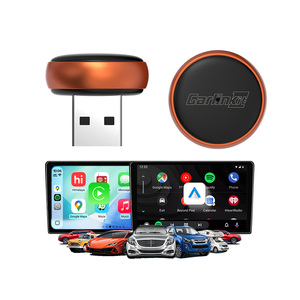 Adaptateur CarPlay sans fil double port pour Android Auto et Apple CarPlay, avec commande vocale <span class=keywords><strong>Siri</strong></span>, compatible avec diverses applications, mini et pratique. - Product Image 1