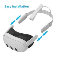Sangle de tête de remplacement réglable améliorée compatible avec Meta Quest 2/3/3s, sangle Elite confortable, accessoires VR