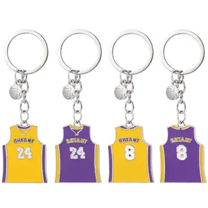 Цепочка памяти Kobe Bryant NBA № 8 № 24, металлический брелок для ключей от машины