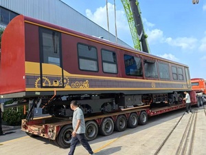 Op maat gemaakte sightseeingtrein voor buiten, van staal, attractie voor pretparken en winkelcentra, toeristentrein - Product Image 3