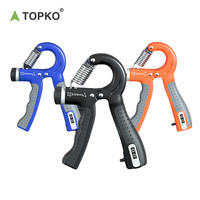 TOPKO Appareil d'entraînement de la force des doigts de haute qualité pour la gym, vente chaude, entraîneur de main réglable, équipement d'exercice des doigts
