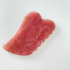 Planche de massage facial en jade de cristal de fluorite arc-en-ciel et cristal de fraise - Product Image 4