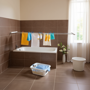 Tendedero Leifheit Rollfix Blanco para Uso en Interiores y Exteriores - Product Image 3