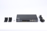HiOSO OLT Pizza Box tipo 4 SFP PON puertos EPON OLT con 4 px20 +++ Pon Sfp Moduels 1AC + 1DC fuente de alimentación