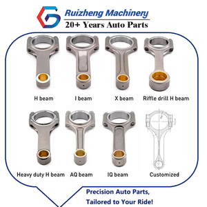 Bielle di collegamento Ruizheng nuove personalizzate in alluminio/acciaio/titanio per motori <span class=keywords><strong>auto</strong></span> ad alta potenza e alte giri/min, parti per retrofit/aggiornamento, 1 anno di garanzia - Product Image 5