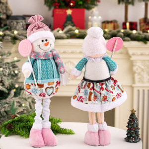 Nuevo muñeco de peluche elástico de Navidad rosa de Navidad para regalo de niños - Product Image 4