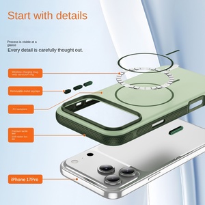 Funda Protectora para Teléfono ODM-2300Gs Resistente a Golpes, Carcasa Rígida de PC con Acabado Magnético Resistente a Caídas, Diseño Sencillo para <span class=keywords><strong>iPhone</strong></span> 18 Pro Max - Product Image 4