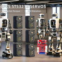 Feetech STS3215 7.4V 19KG伺服TTL机器人伺服台式人工智能机器人臂/DIY编程机器人臂SO-ARM100伺服带URT-1