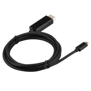 Thunderbolt 3 USB 3.1 ประเภท C ถึง DP Adapter Cable 1.8 m 6ft สำหรับ MacBook ChromeBook Pixel Galaxy S8 /S8 Plus