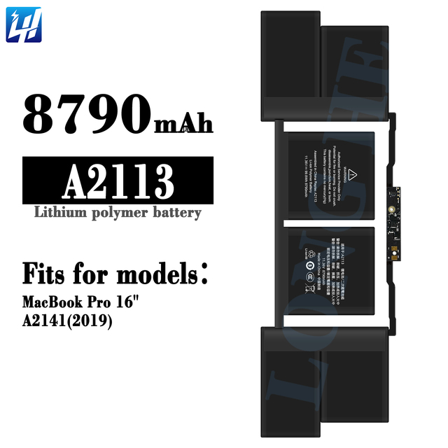 Factory Direct 8790mAh High-Capacity Laptop Battery for MacBook Pro 16" A2141 (2019) Batteries