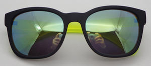 Lunettes <span class=keywords><strong>de</strong></span> <span class=keywords><strong>soleil</strong></span> <span class=keywords><strong>en</strong></span> <span class=keywords><strong>ligne</strong></span> neutres <span class=keywords><strong>en</strong></span> caoutchouc CE Chine prix bon marché branches jaunes fluorescentes claires vente - Product Image 2