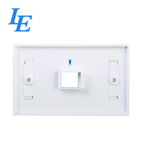 Nuevo Material Tipo 86, Placa de Red de Pared con 1 Puerto RJ45 e Iconos de Computadora y Teléfono, 115.5x74mm, Opcional