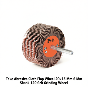 Disco Abrasivo de Tela Ttake, 20x15 mm, Eje de 6 mm, Grano 120 - Product Image 2