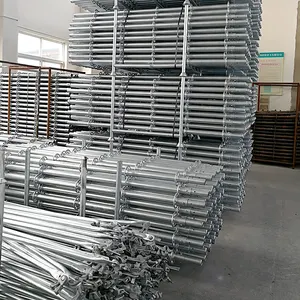 Traditional Design Galvanized Steel Ringlock Scaffolding For Hotel Projects With Graphic Design
