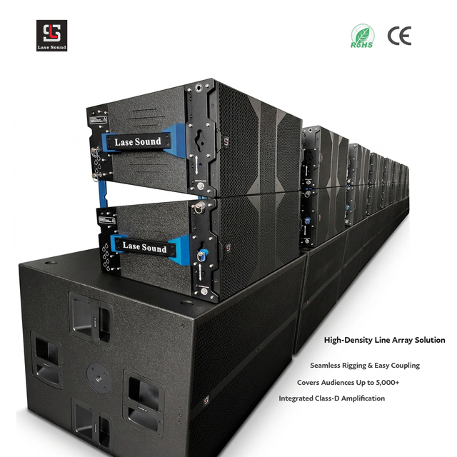 Lase Sound Original Design A-10W Passive 10 Inch Line Array Dj Sound Box Speaker Active Professional Audio and Video