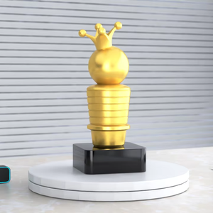 مخصص الطراز الحديث شخصية كأس المهرج الحرف اليدوية المعدنية الصب تماثيل مهرج تمثال تذكار - Product Image 5