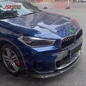 Labbro anteriore in fibra di carbonio di alta qualità per 2018-2023 <span class=keywords><strong>BMW</strong></span> <span class=keywords><strong>X2</strong></span> F39 paraurti per auto modificato in stile Design 3D aggiornato - Product Image 4
