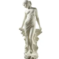 Sculpté à la main en marbre statue de femme nue personnalisation