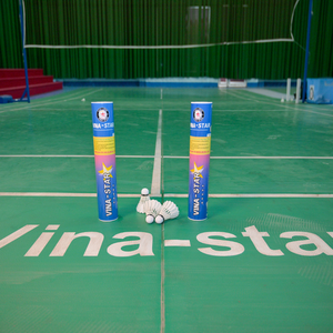 Volants de badminton en plumes de canard à prix abordable, haute durabilité pour l'école et le club - Product Image 6