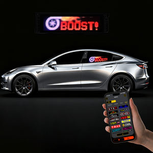 USB Animé Démon Yeux Écran LED Matrice Panneau Led Affichage pour <span class=keywords><strong>Taxi</strong></span> Pare-Brise Diable Yeux Lumières pour Voiture Camion Tout-terrain SUV - Product Image 1