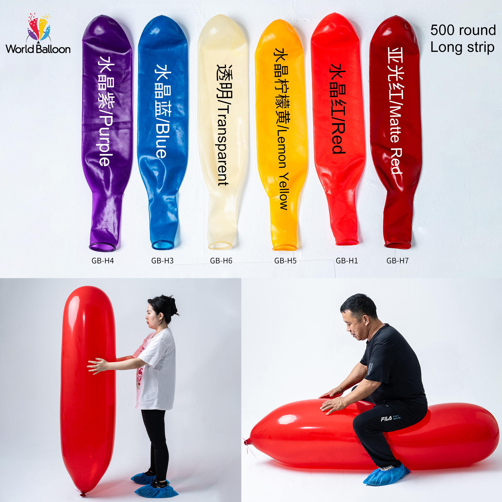 500 palloncini rotondi looner