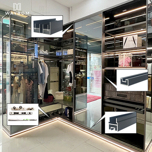 Thiết Kế Mới Trượt Cửa Kính Bằng Gỗ Hiện Đại Màu Trắng Tủ Quần Áo Đơn Giản Tủ Quần Áo Nội Thất Phòng Ngủ Nhà Tùy Chỉnh Kích Thước - Product Image 2