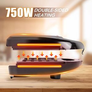 Grille-pain électrique automatique double face avec plaques antiadhésives pour gaufres, usage domestique - Product Image 2