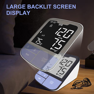 Yeni varış ekstra LCD ekran şarj edilebilir dijital monitör kan basıncı tansiyometre kol - Product Image 2