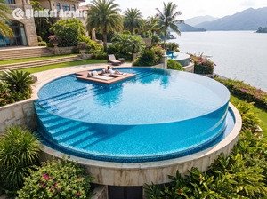 Piscina de Acrílico Transparente, Piscina de PMMA Transparente de Tamaño Personalizado en Venta para Villas de Lujo, Hoteles y Hostales - Product Image 3