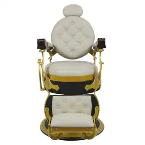 Güzellik salonu mobilyası berber ekipmanları saç salon sandalyeler metal kuaför sandalyesi antika berber koltuğu