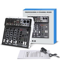 Console de mixage audio numérique portable, mixeur audio professionnel, 16 canaux, USB, Bluetooth, équipement audio