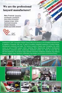 Lanières vierges de différentes couleurs avec logo personnalisé, avec clip de sécurité et dispositif de sécurité détachable, en stock - Product Image 6