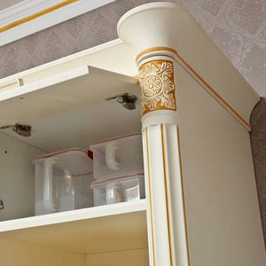 Madera maciza <span class=keywords><strong>de</strong></span> laca mate Dubai moderno Guangzhou personalizado muebles del Gabinete <span class=keywords><strong>de</strong></span> <span class=keywords><strong>cocina</strong></span> - Product Image 2