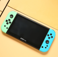 Console de jeu portable X80 PRO avec écran IPS 7 pouces en couleur, 16 Go, double joystick, processeur quadricœur, prise en charge TV, MP3 et vidéo