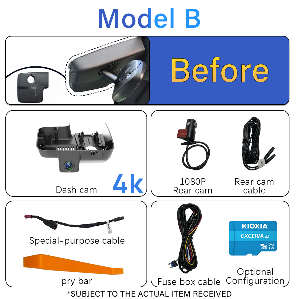 Model B 4K front+rear